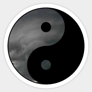 ying yang Sticker